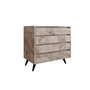 Voir la diapositive 1 : Habitat et Jardin Commode en bois  Suvera  - 70 x 40 x 86 cm - Beige marbré