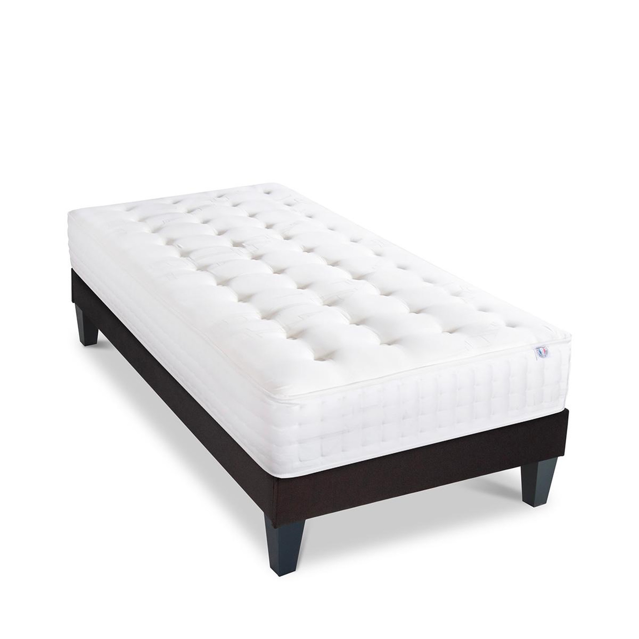 Voir la diapositive 4 : OLYMPE LITERIE Olympe literie | ensemble apollon | matelas mémoire de forme + sommier bois