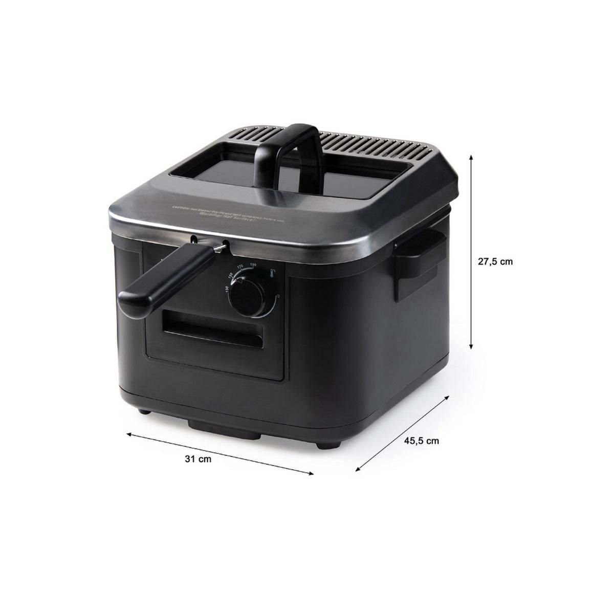 Domo Friteuse 4l 2000w noir - DO545FR