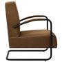 Voir la diapositive 3 : VIDAXL Fauteuil marron tissu