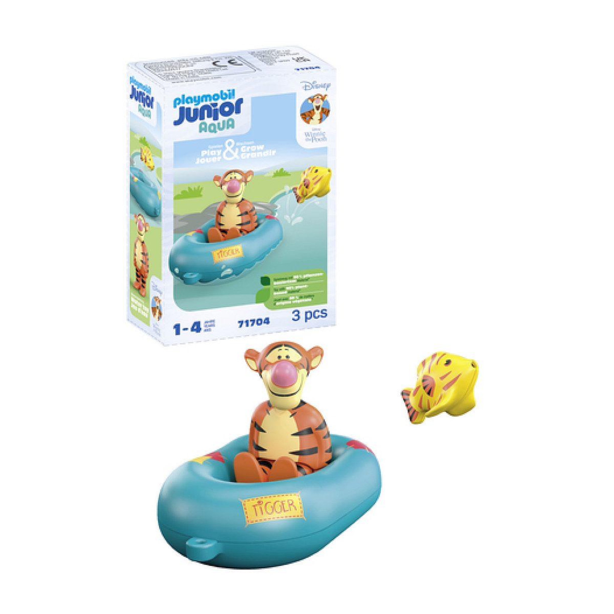 Voir la diapositive 5 : PLAYMOBIL 71704  junior  and  disney : tigrou  avec canot