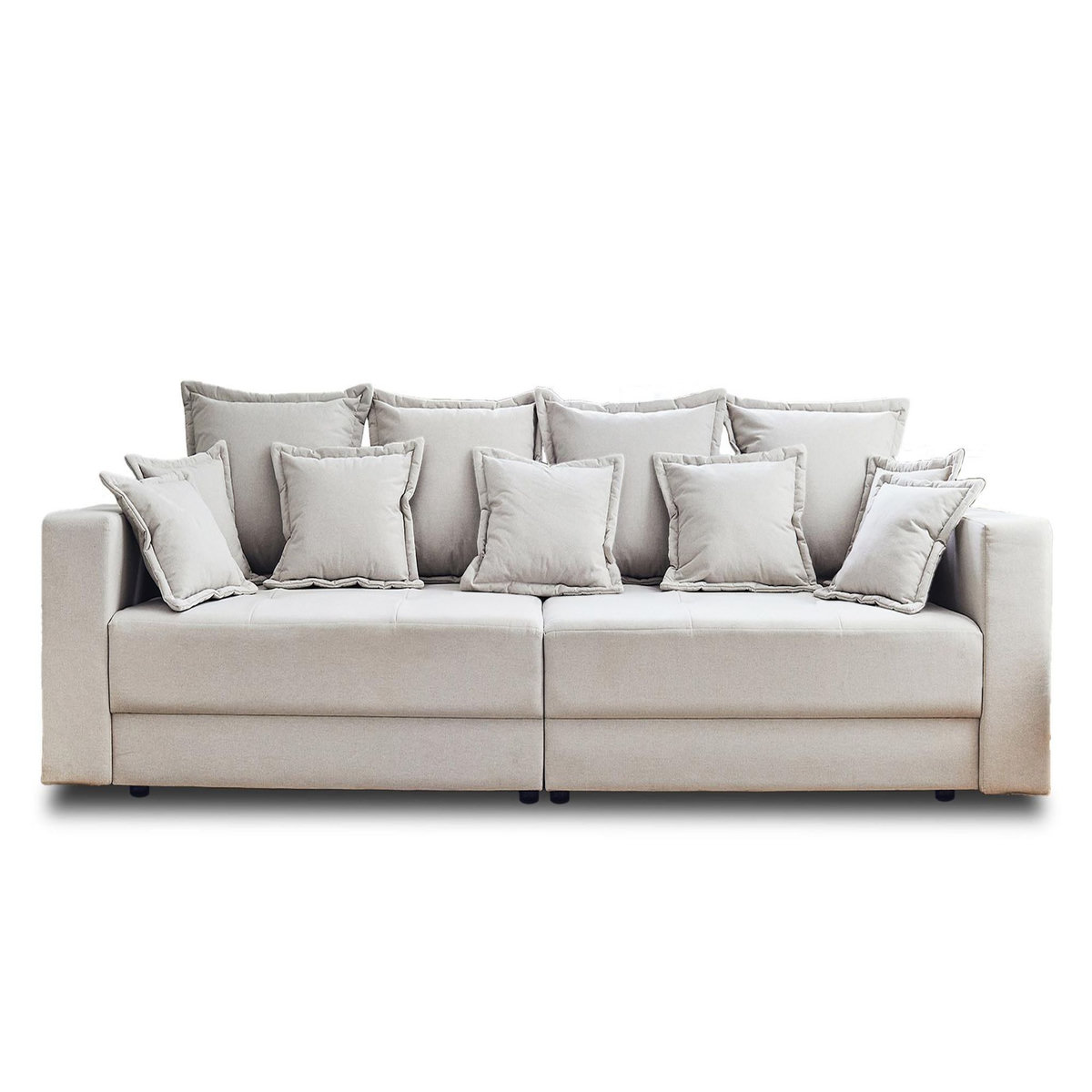 LISA DESIGN Lys - canapé droit 4 places - en tissu