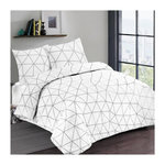 VISION VISION Parure de couette HUGO - 140 x 200 cm - Blanc