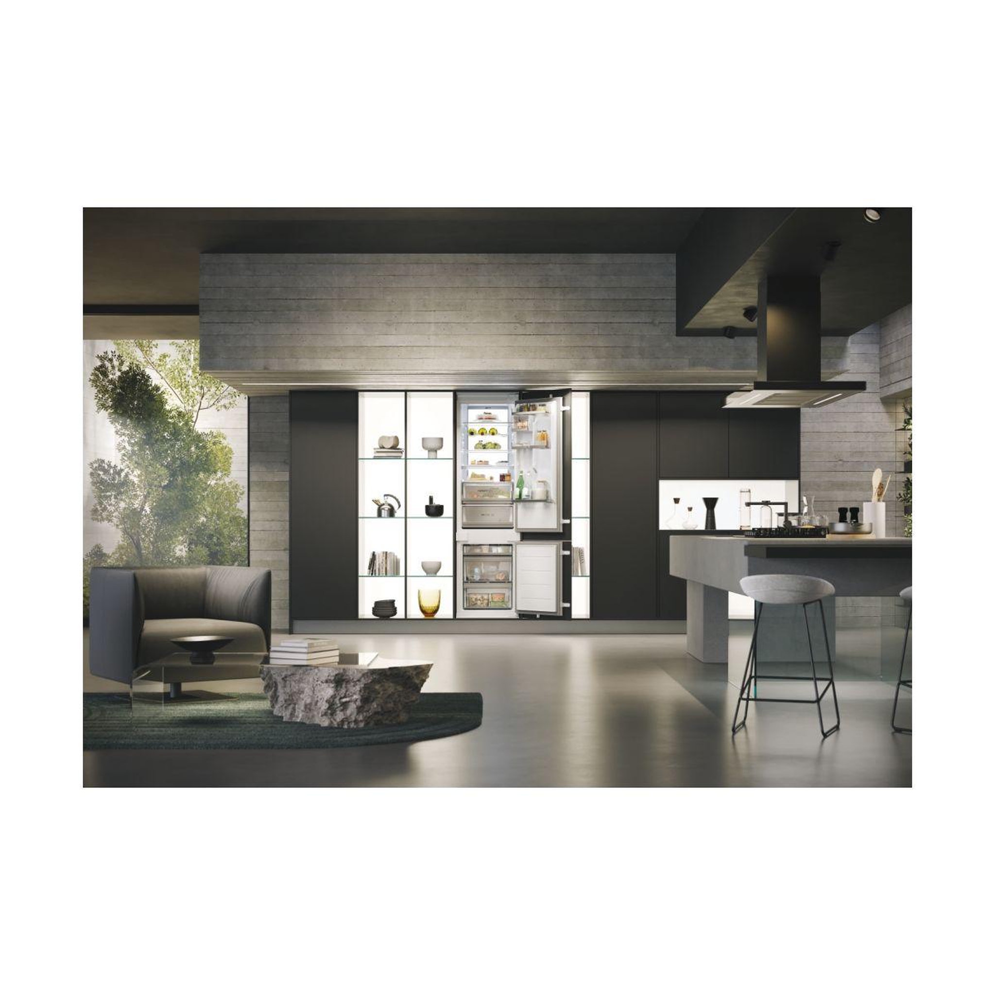 Voir la diapositive 5 : HAIER Réfrigérateur combiné encastrable hbw7519c