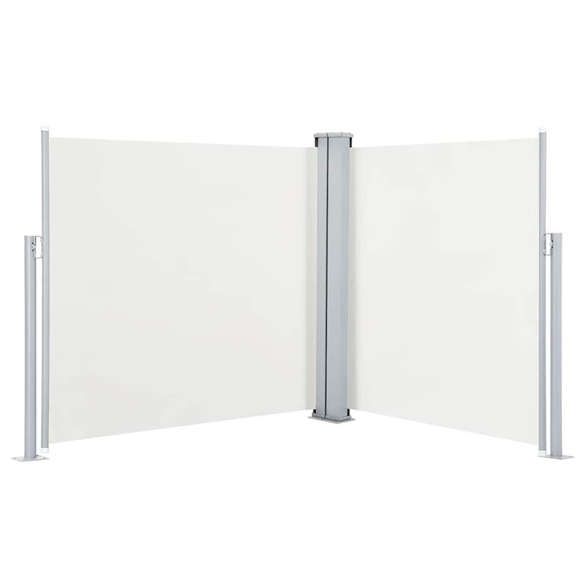 VIDAXL Auvent lateral retractable Creme 100 x 600 cm