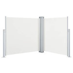 VIDAXL Auvent lateral retractable Creme 100 x 600 cm