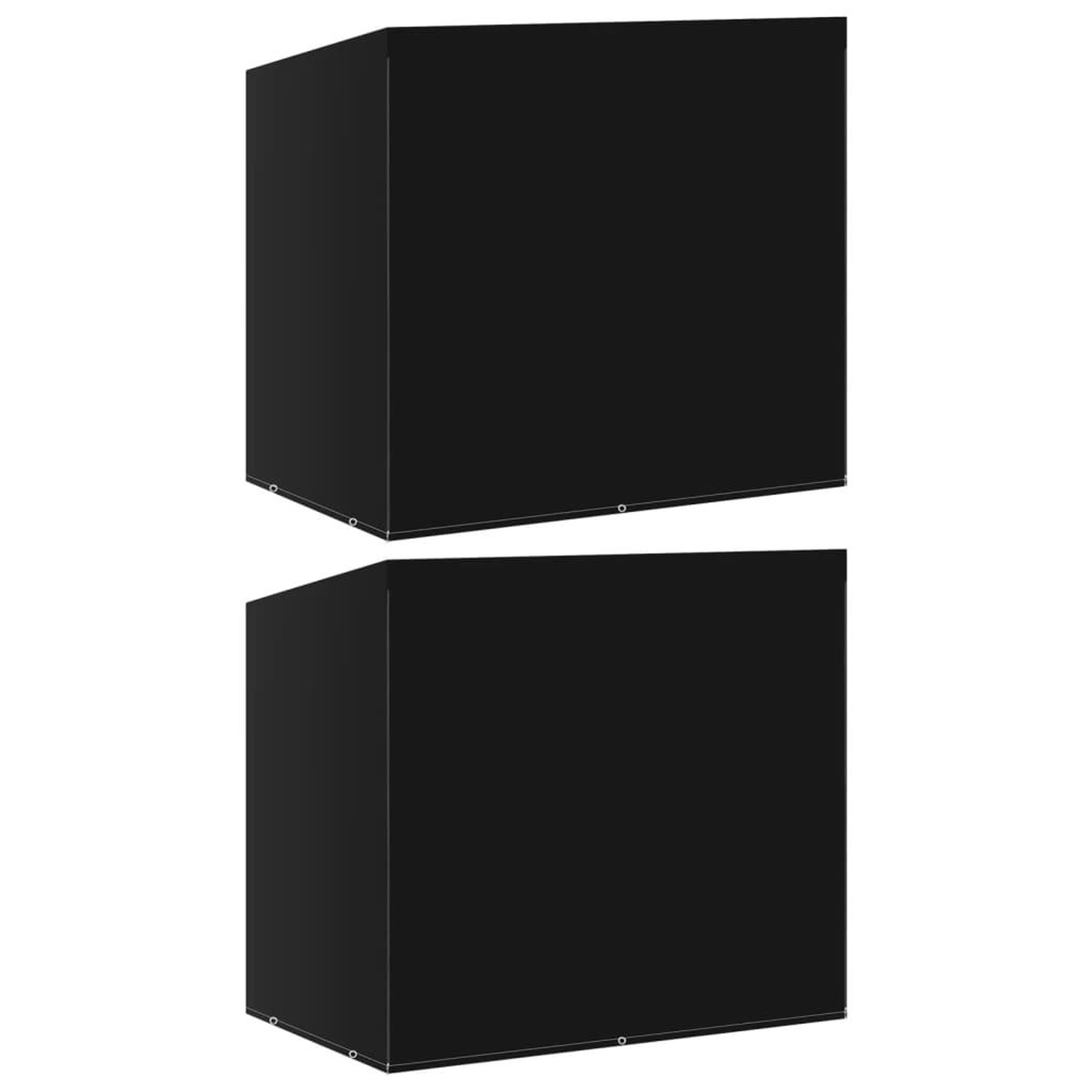 Voir la diapositive 1 : VIDAXL Housses de balancelle 2 pcs 6 œillets 135x105x175 cm