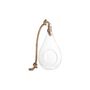Voir la diapositive 2 : ATMOSPHERA Vase Suspendu & Corde  Goutte  25cm Transparent