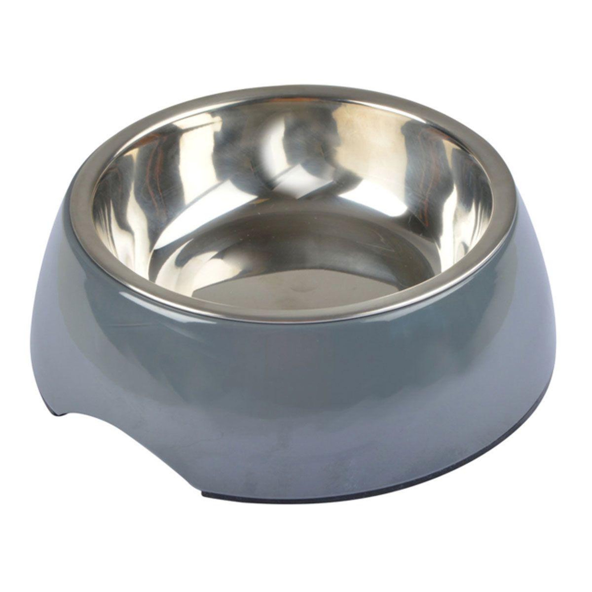 Voir la diapositive 1 : LOVE STORY Gamelle pour Chien & Chat  Bol Inox  14cm Anthracite