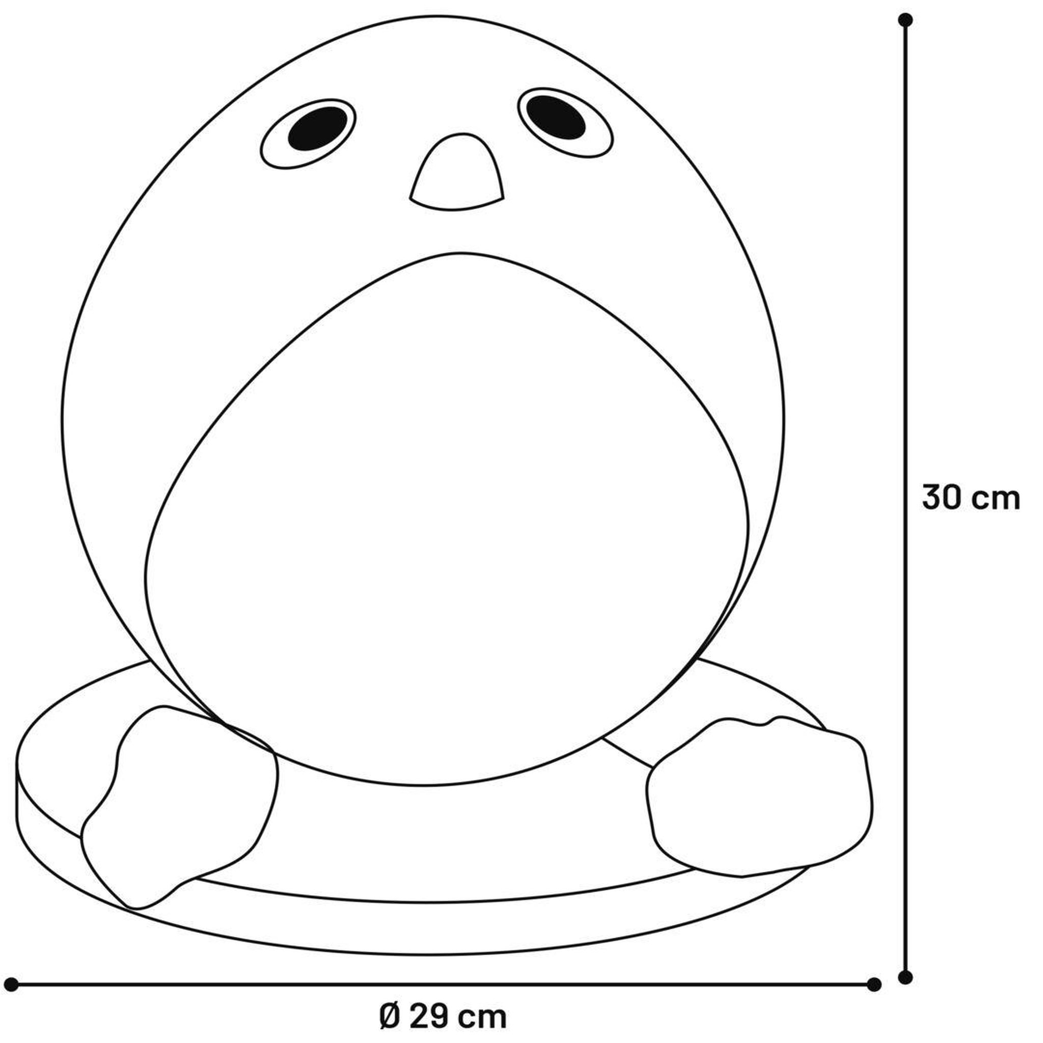 Voir la diapositive 3 : Eden Balle a griffer pingouin pour chat avec corde 30cm