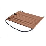 CONCEPT USINE Transat à bascule 2 personnes chocolat COACHELLA