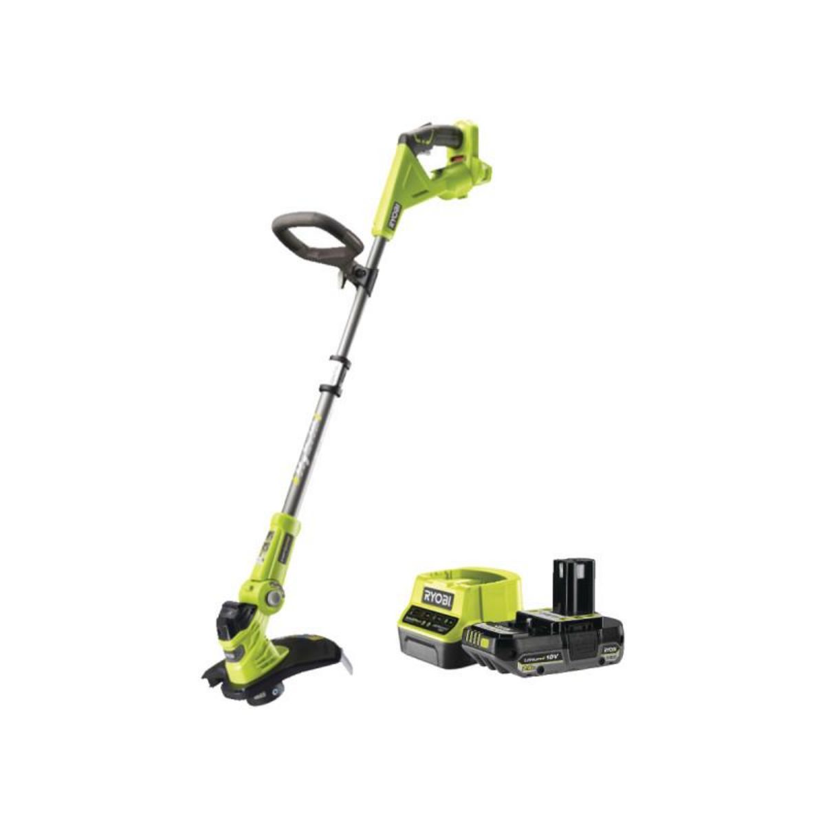 Ryobi Coupe bordures - dresse bordures hybride RYOBI 18V One+ -1 batterie 18V 2.5Ah LithiumPlus - 1 charg