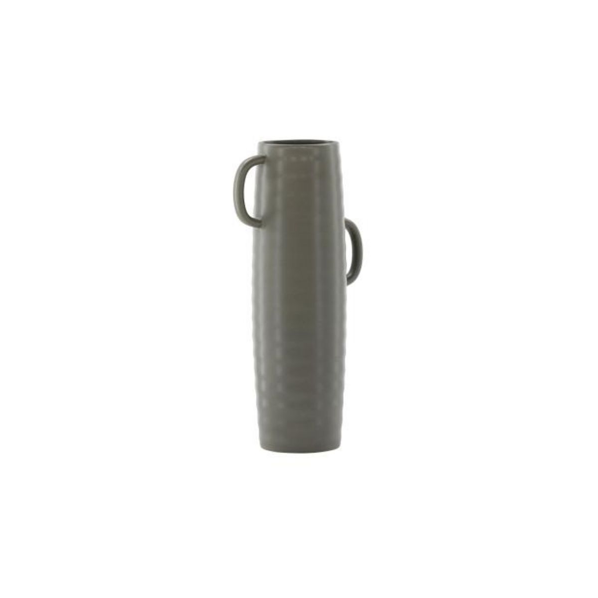 Paris Prix Vase Ondulé en Céramique  Cent  41cm Gris Foncé