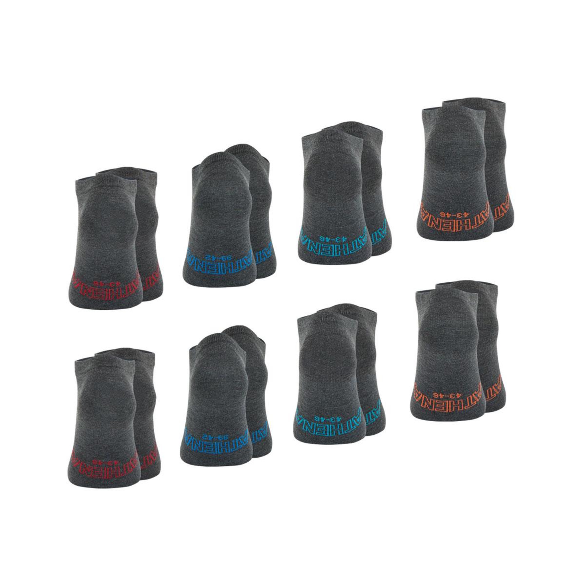 Voir la diapositive 3 : Athena Lot de 8 paires de socquettes low cut Ecopack