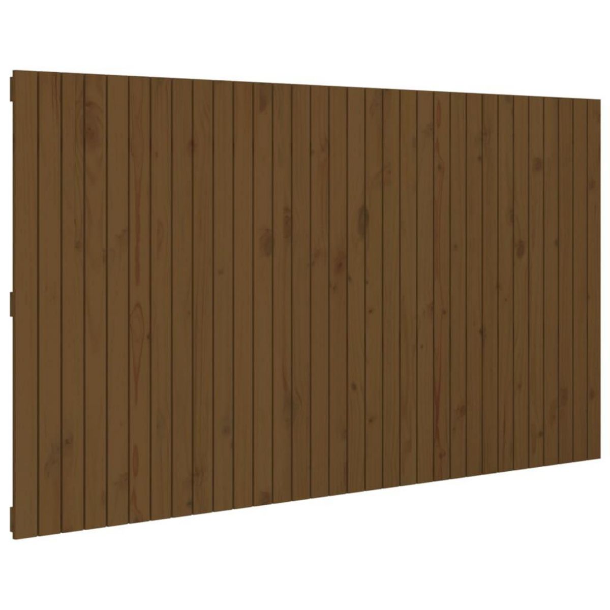 VIDAXL Tete de lit murale Marron miel 204x3x110 cm Bois massif de pin