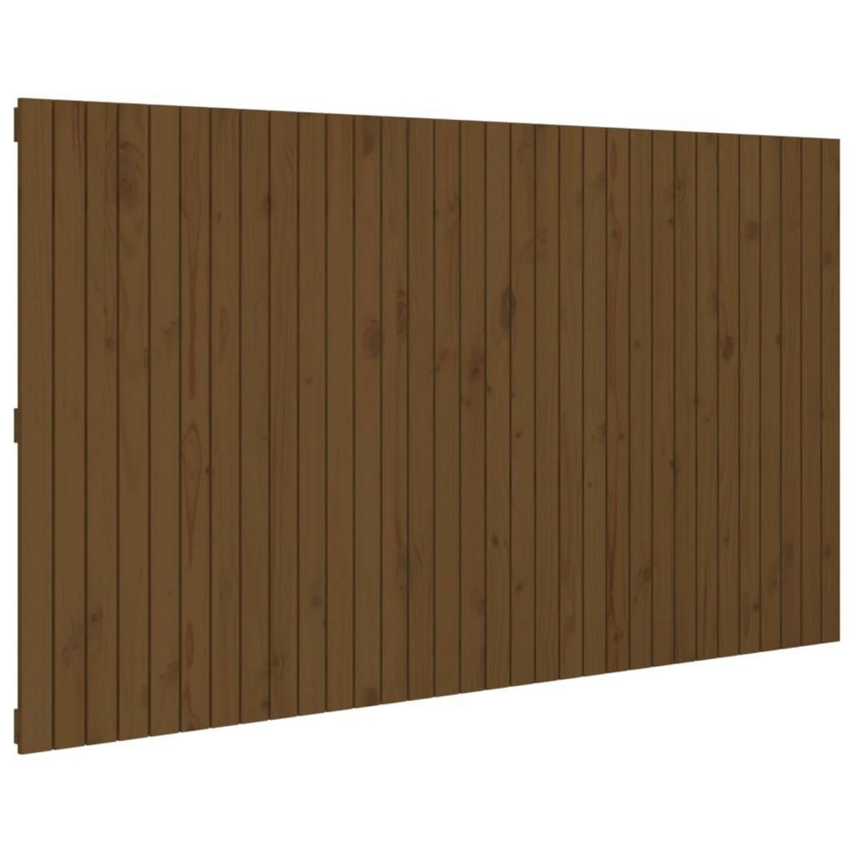 VIDAXL Tete de lit murale Marron miel 204x3x110 cm Bois massif de pin