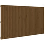 Voir la diapositive 2 : VIDAXL Tete de lit murale Marron miel 204x3x110 cm Bois massif de pin