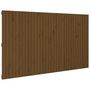 Voir la diapositive 2 : VIDAXL Tete de lit murale Marron miel 204x3x110 cm Bois massif de pin