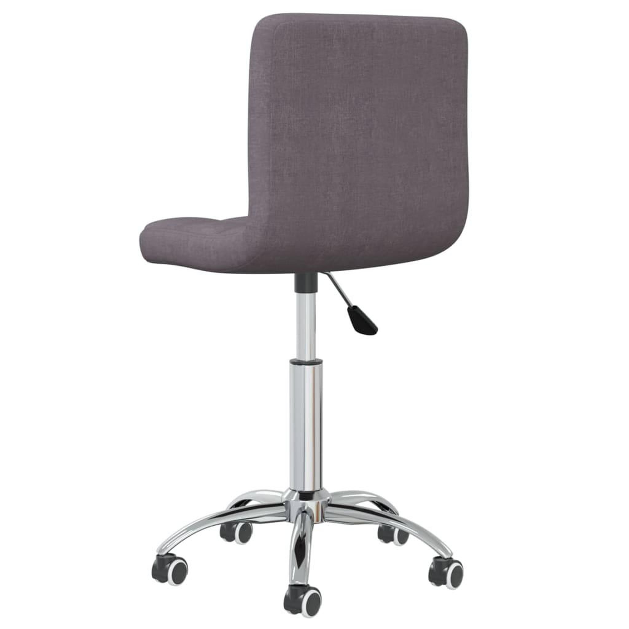 Voir la diapositive 5 : VIDAXL Chaise pivotante de bureau taupe tissu