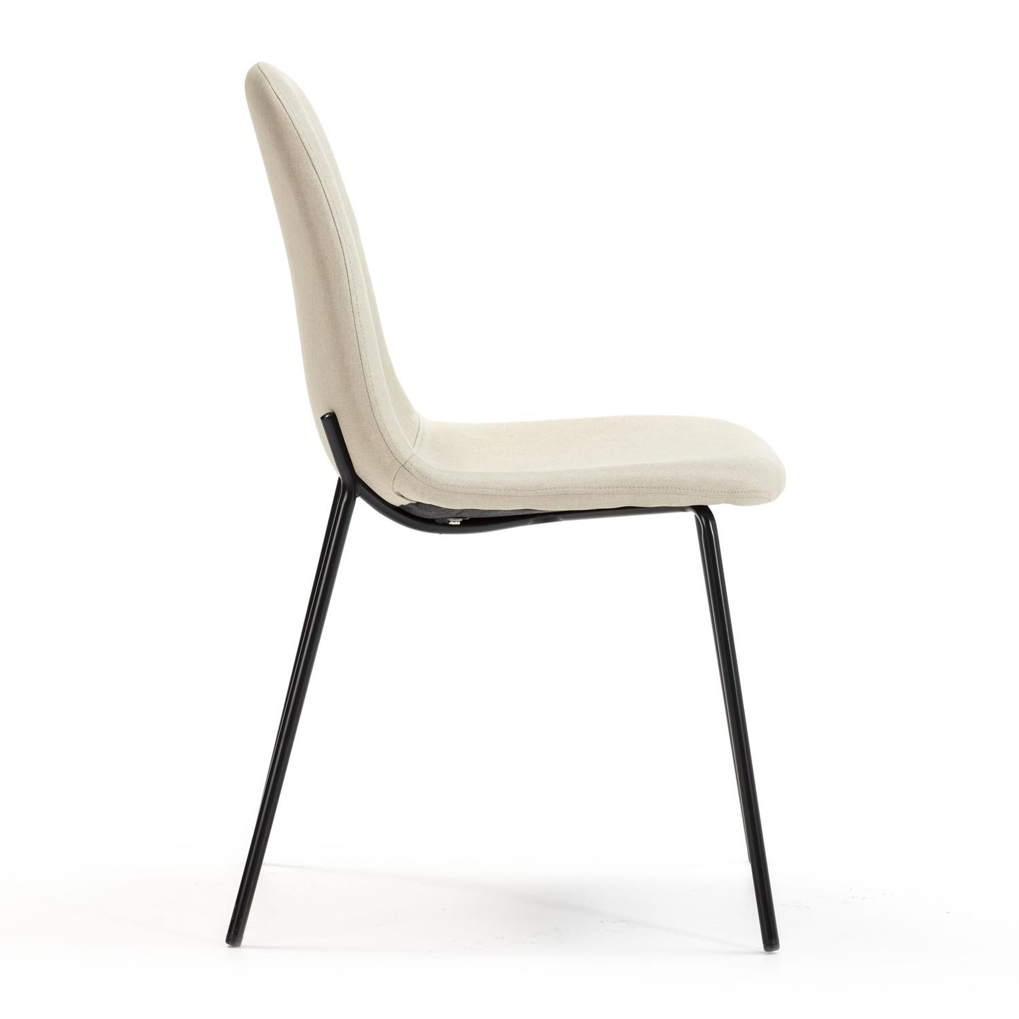 Voir la diapositive 3 : VS VENTA-STOCK Pack 2 chaises Salle à Manger Brenda tapissées Beige, 44 cm x 54 cm x 85 cm