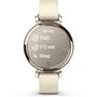 Voir la diapositive 4 : GARMIN Tracker d'activité Lily 2 Cream Gold bracelet blanc coco