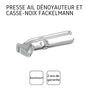 Voir la diapositive 4 : Fackelmann Presse-ail 3 en 1, dénoyauteur, casse-noix, presse-ail Fackelmann