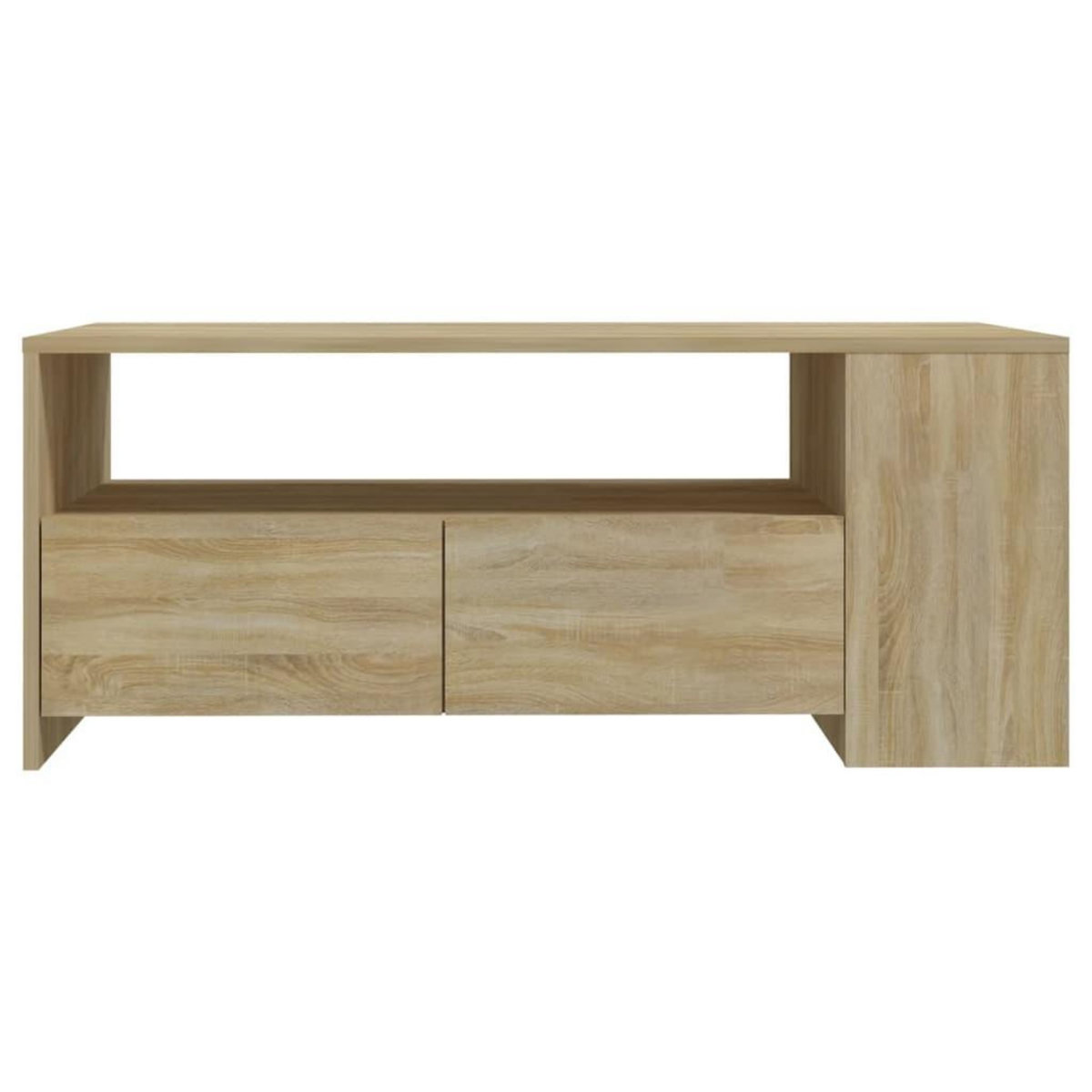VIDAXL Table basse chene sonoma 102x55x42 cm bois d'ingenierie