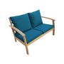 Voir la diapositive 5 : SWEEEK Salon de jardin en bois 4 places - Ushuaïa - Canapé, fauteuils et table basse en acacia, design