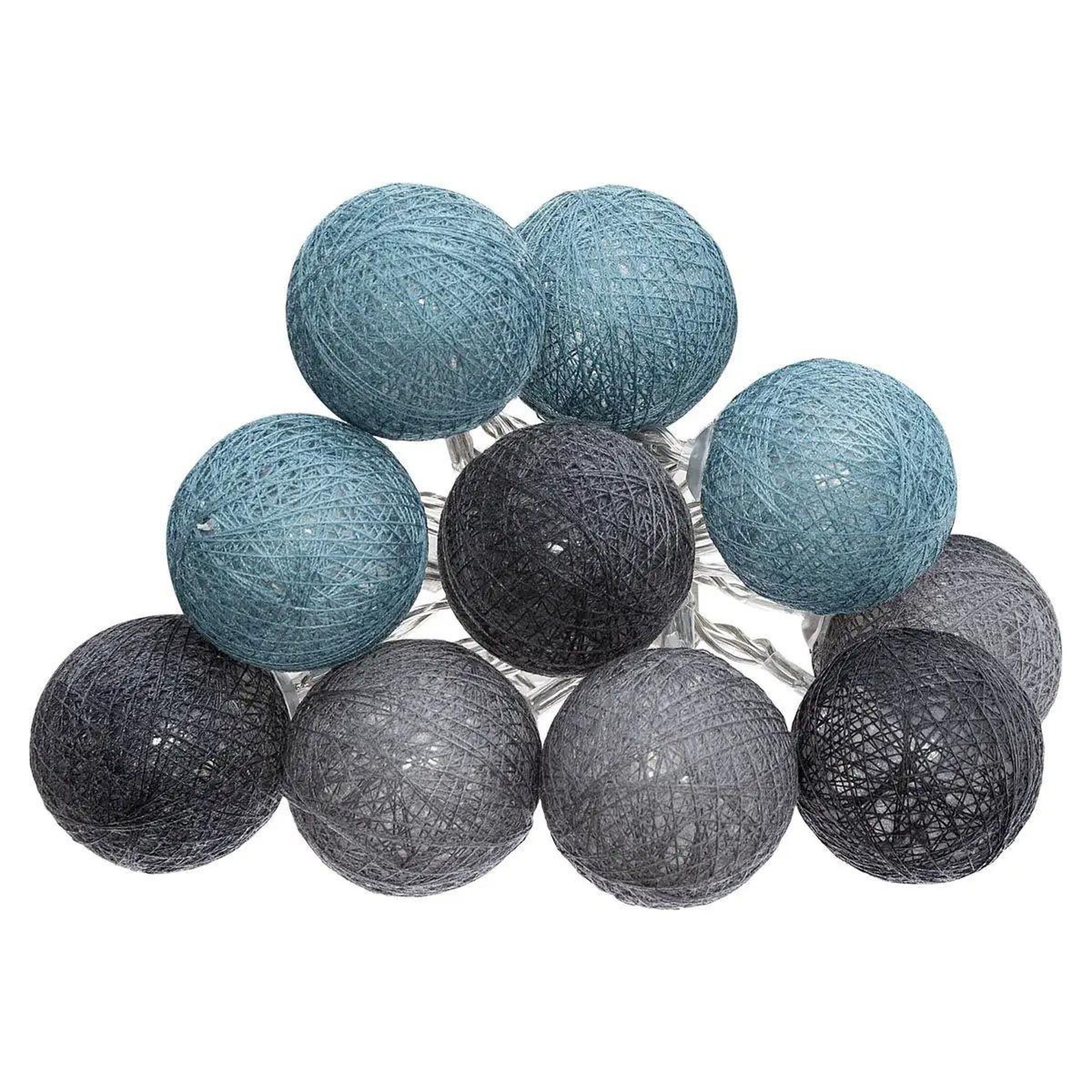 ATMOSPHERA Guirlande led 10 boules  winter  165cm multicolore