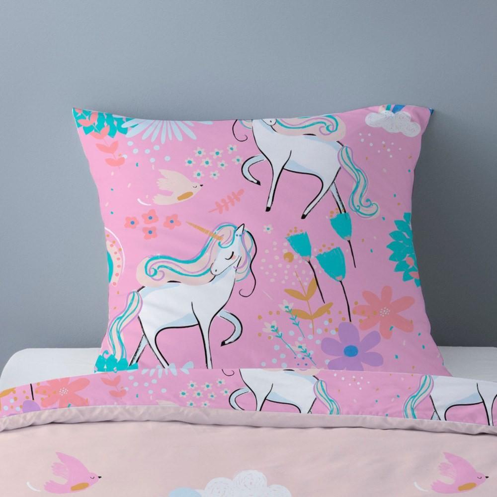 Voir la diapositive 2 : Dourev Housse de couette 140x200 Unique + 1 taie d'oreiller