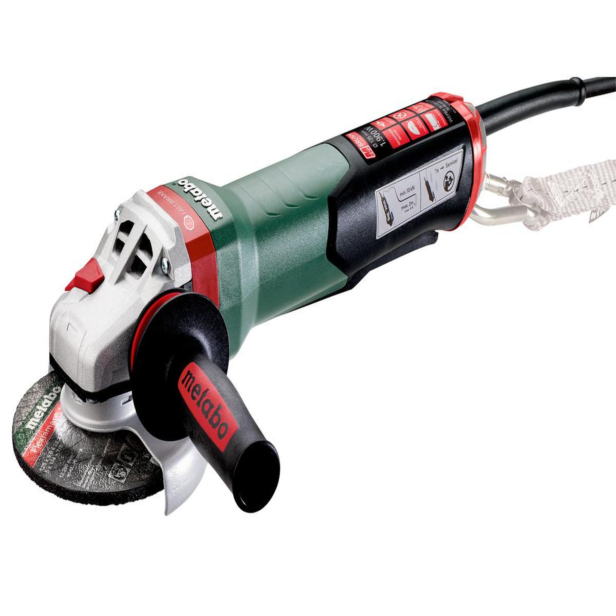 METABO SAS Meuleuse 125 mm filaire wepba 19-125 q ds m-brush