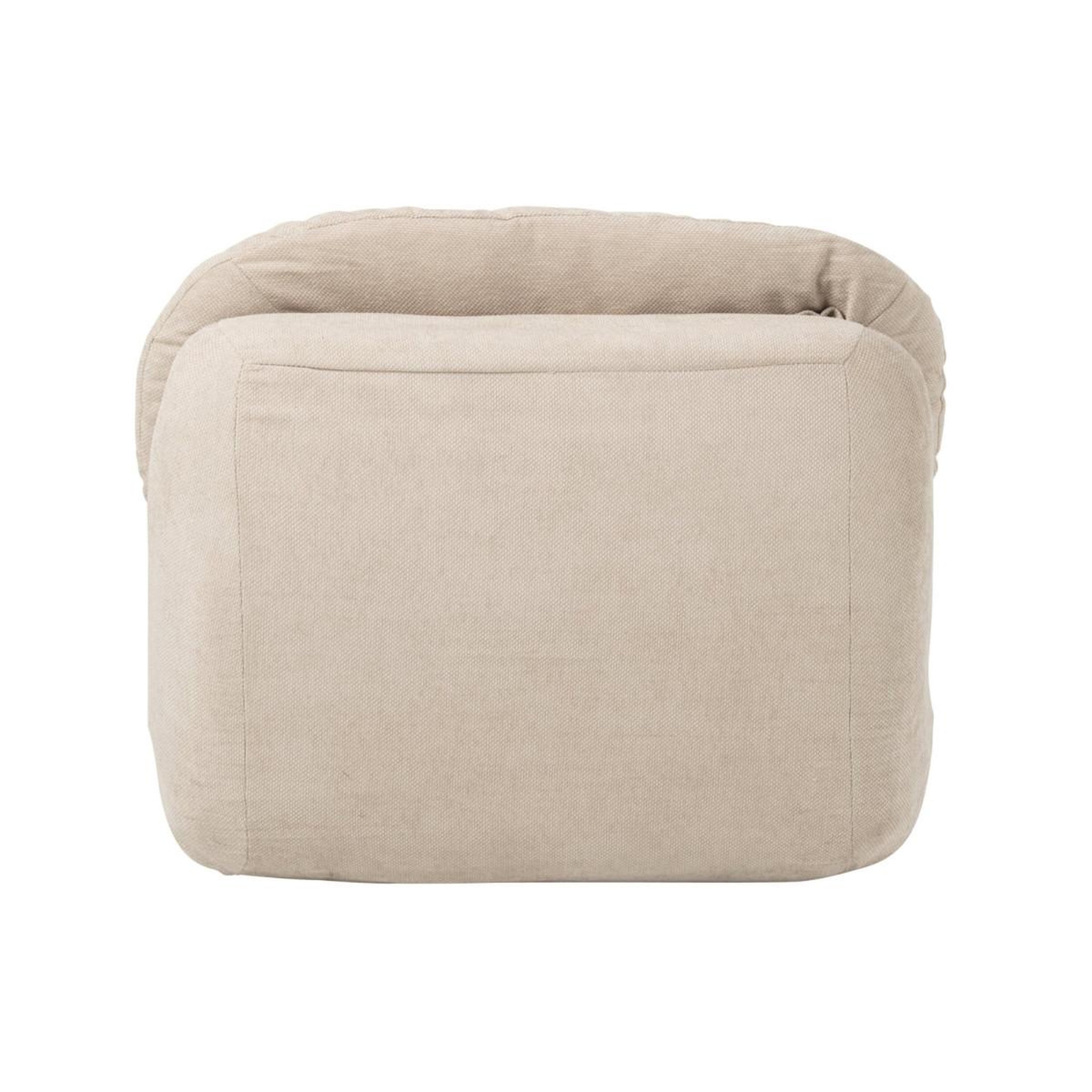 Voir la diapositive 4 : J-LINE Chauffeuse moelleuse  mellow  100cm écru
