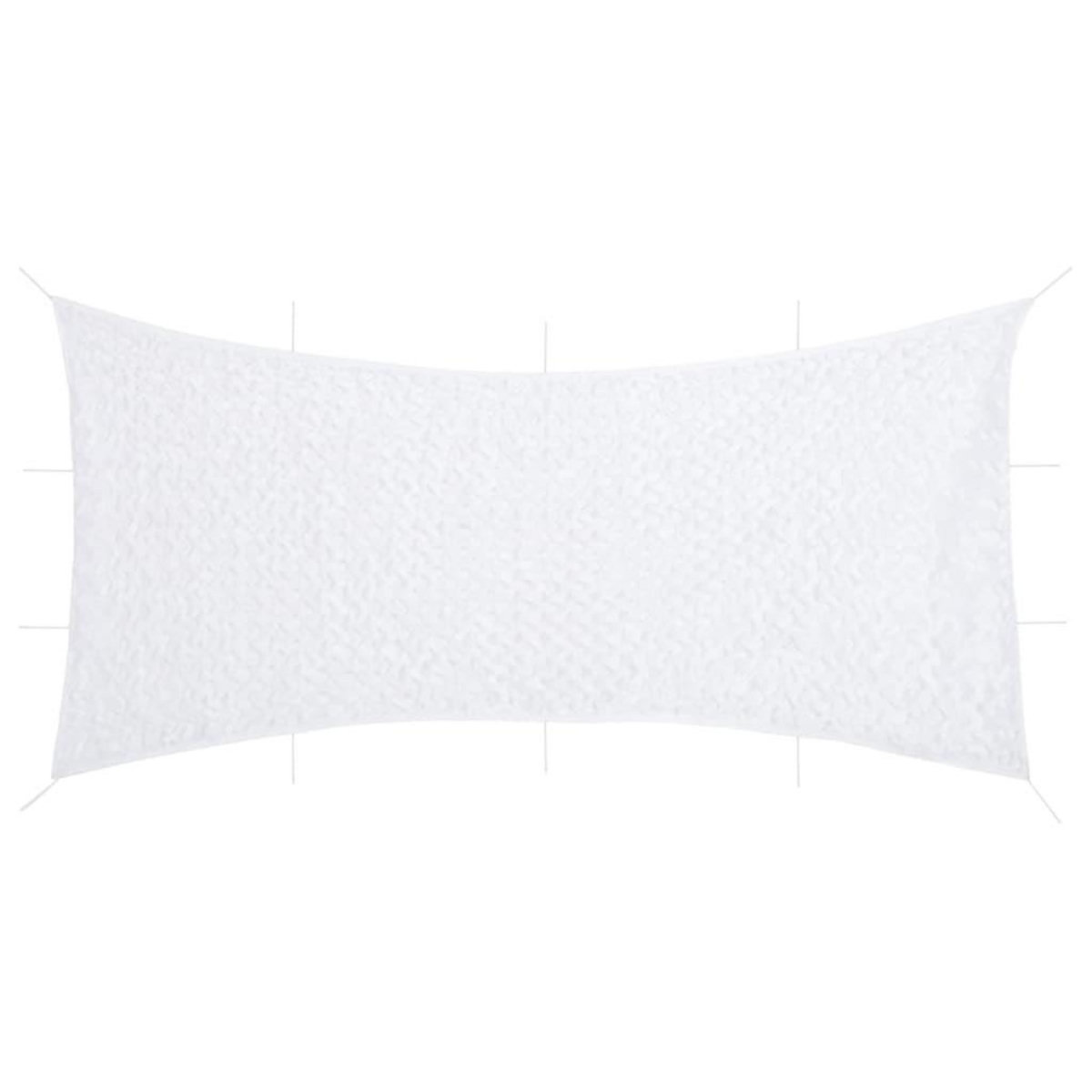 VIDAXL Filet de camouflage avec sac de rangement 833x609 cm blanc