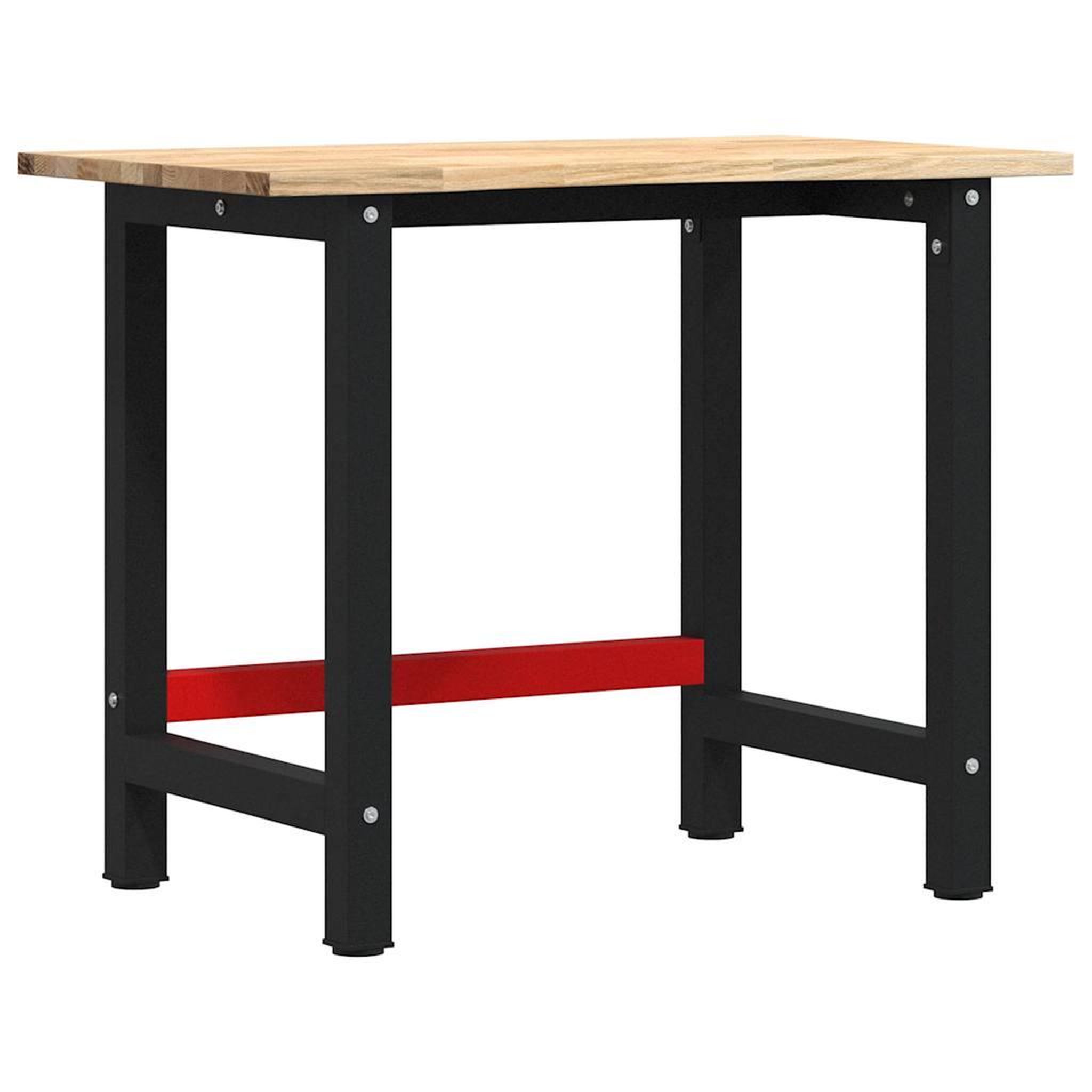 Voir la diapositive 2 : VIDAXL Etabli 100x60x81,5 cm bois de chene massif