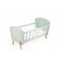 Voir la diapositive 2 : Juratoys-Janod Lit en bois pour poupon-collection zen