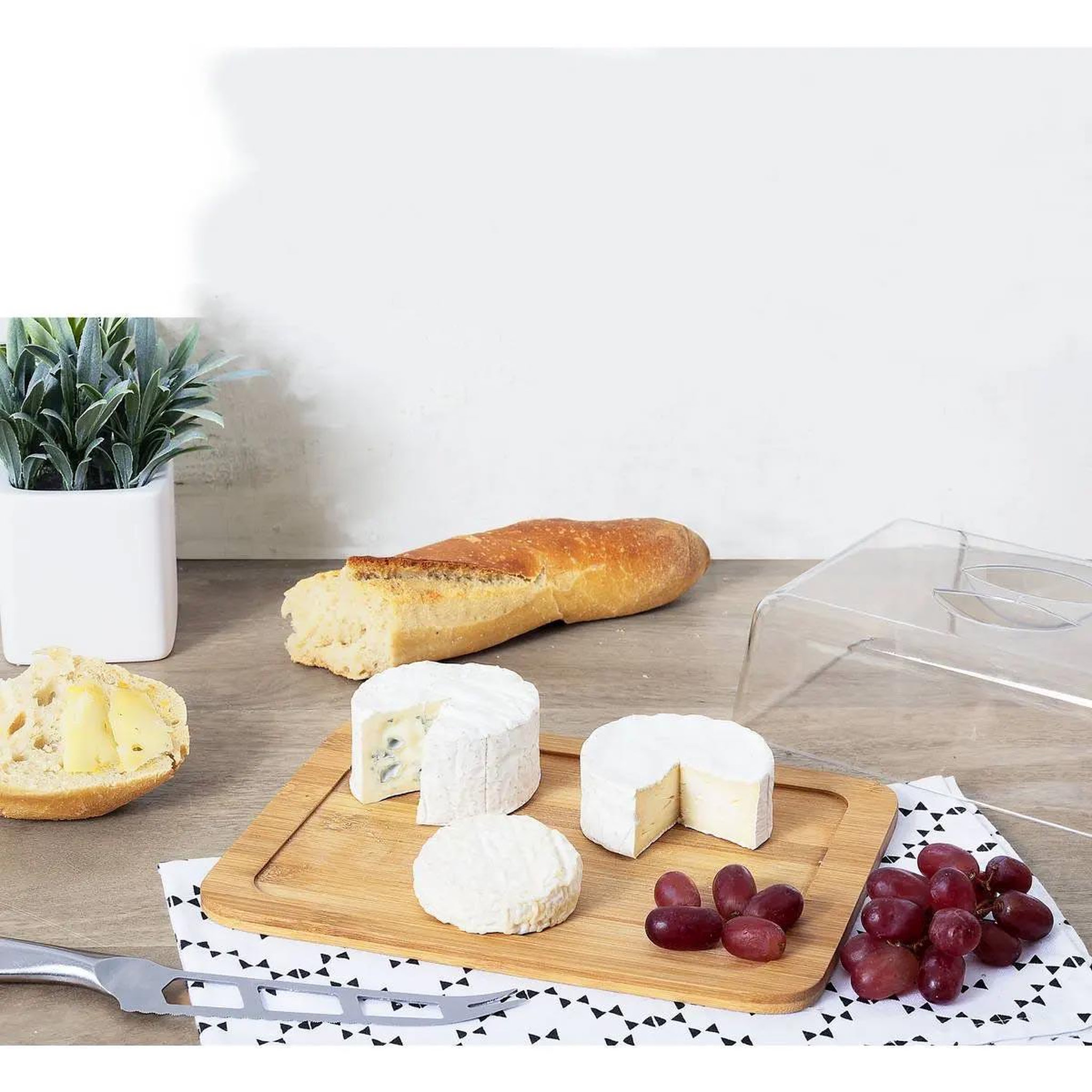 Voir la diapositive 3 : FIVE Boîte à Fromage  Bambou  24cm Naturel