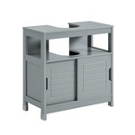 SOBUY SoBuy - Meuble Sous-vasque à deux portes - Moderne - FRG128-II. Coloris disponibles : Blanc, Gris