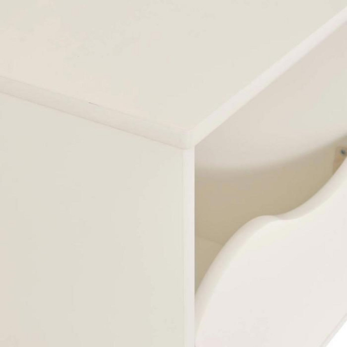 Atmosphera Kids Table de Chevet Enfant  Douceur  40cm Blanc