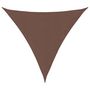 Voir la diapositive 2 : VIDAXL Voile de parasol tissu oxford triangulaire 4,5x4,5x4,5 m marron