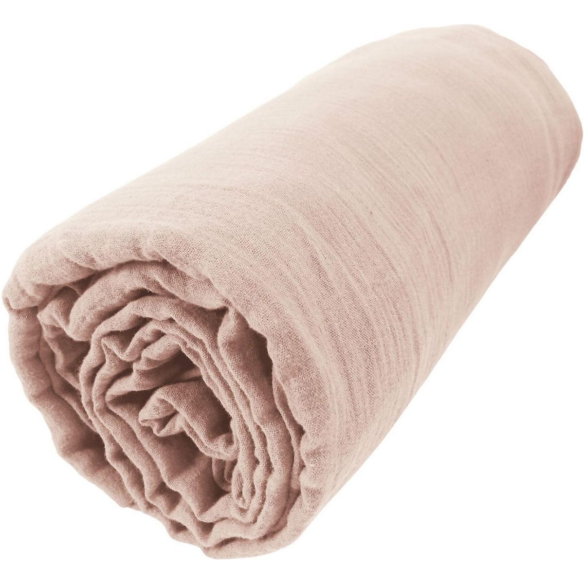 Home collection Drap housse 100% gaze de coton