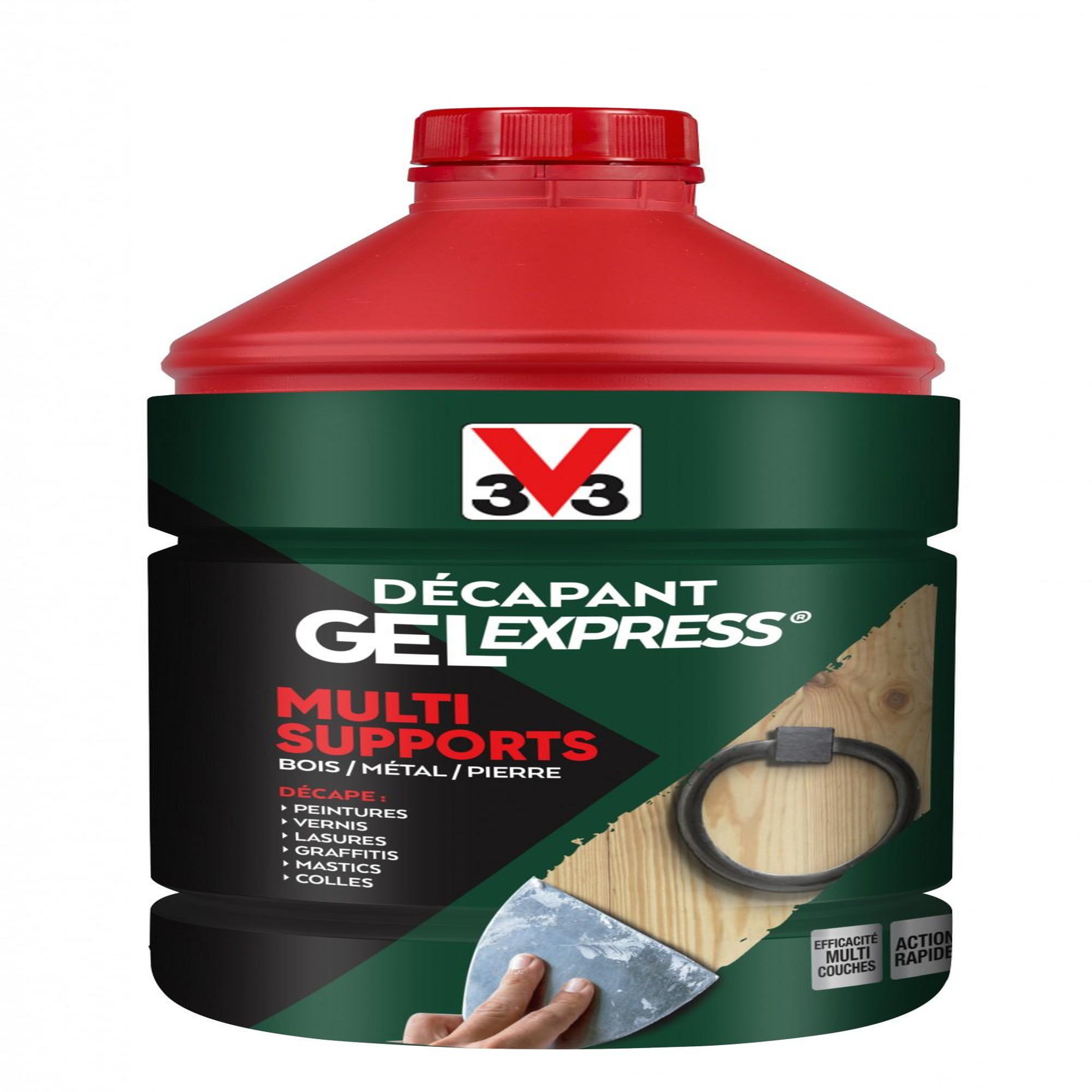 CENTRALE BRICO Décapant multisupport V33 Gel express, 2 l