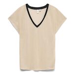 Vero Moda T shirt  Femme Vero Moda Gita. Coloris disponibles : Beige