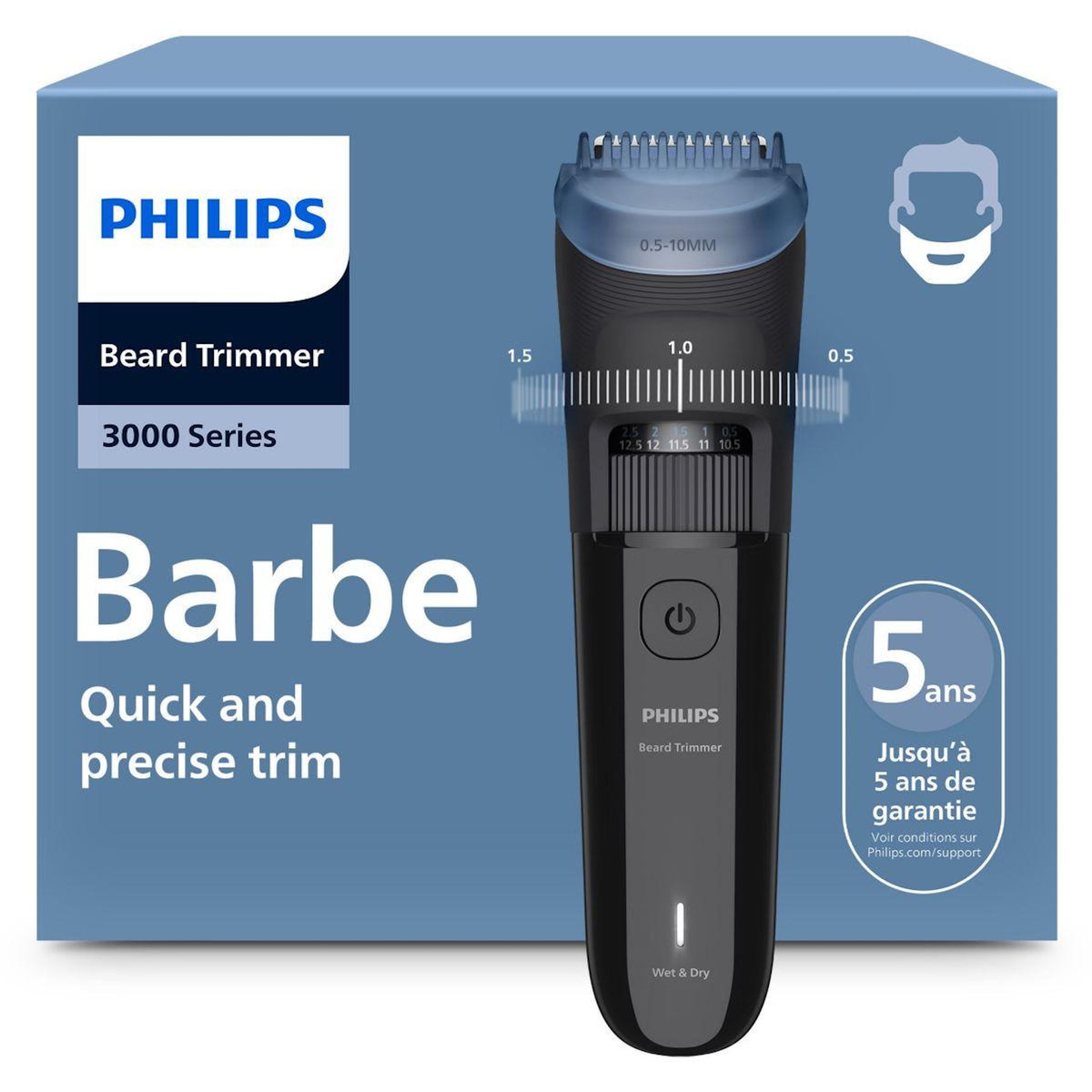 Philips Tondeuse barbe BT3620/15 Series 3000