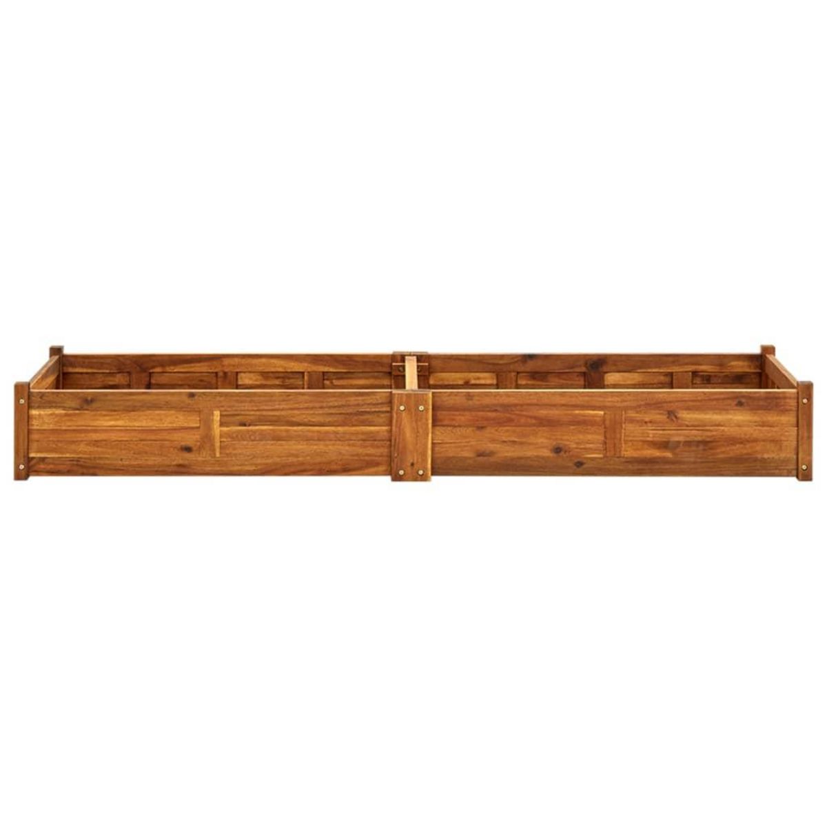 VIDAXL Lit sureleve de jardin Bois d'acacia 200x50x25 cm