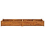 Voir la diapositive 2 : VIDAXL Lit sureleve de jardin Bois d'acacia 200x50x25 cm