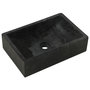 Voir la diapositive 2 : VIDAXL Lavabo 45x30x12 cm marbre noir brillant