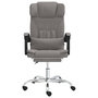 Voir la diapositive 3 : VIDAXL Fauteuil de massage inclinable de bureau Taupe Tissu