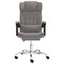 Voir la diapositive 3 : VIDAXL Fauteuil de massage inclinable de bureau Taupe Tissu