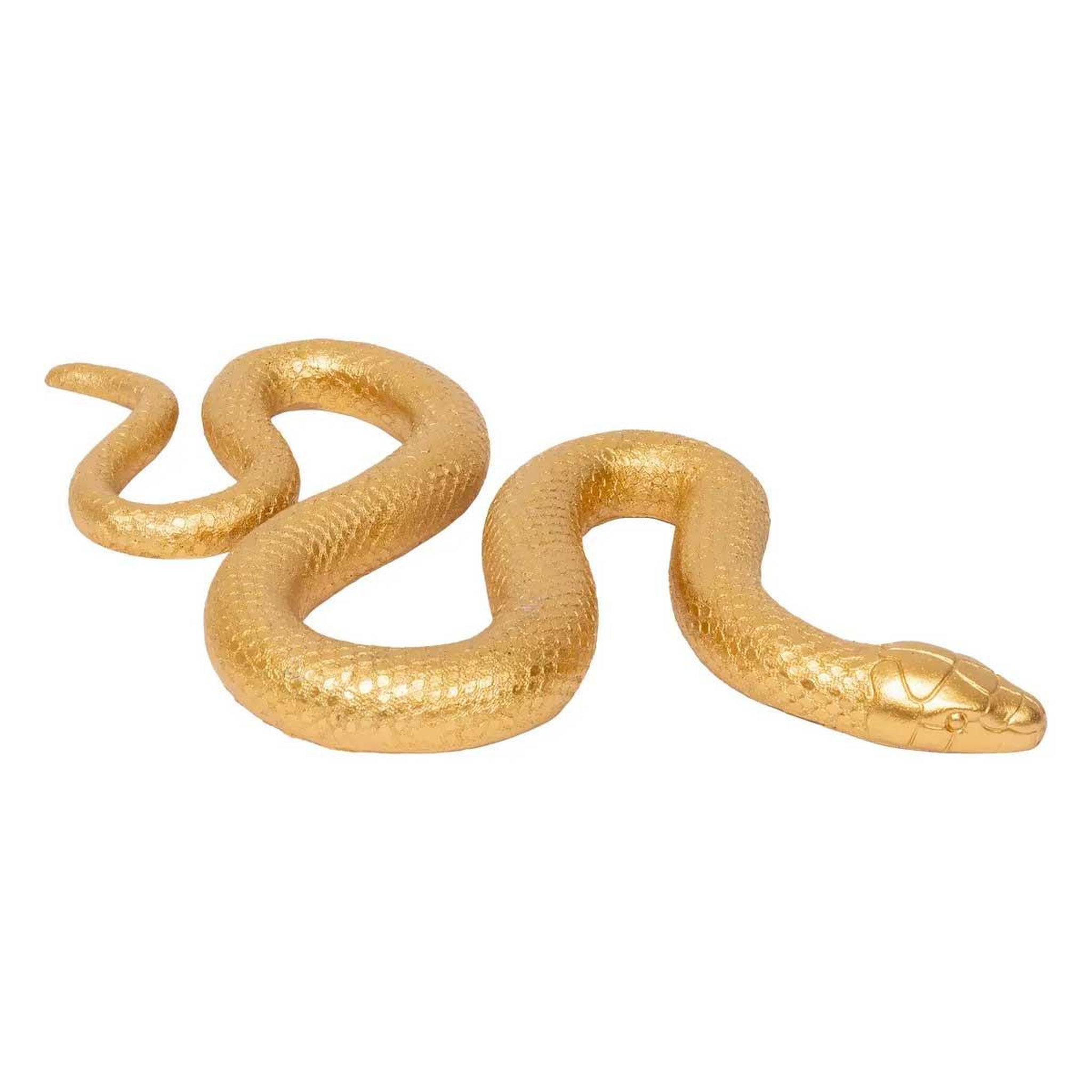 ATMOSPHERA Serpent déco en résine  wild romance  35cm doré