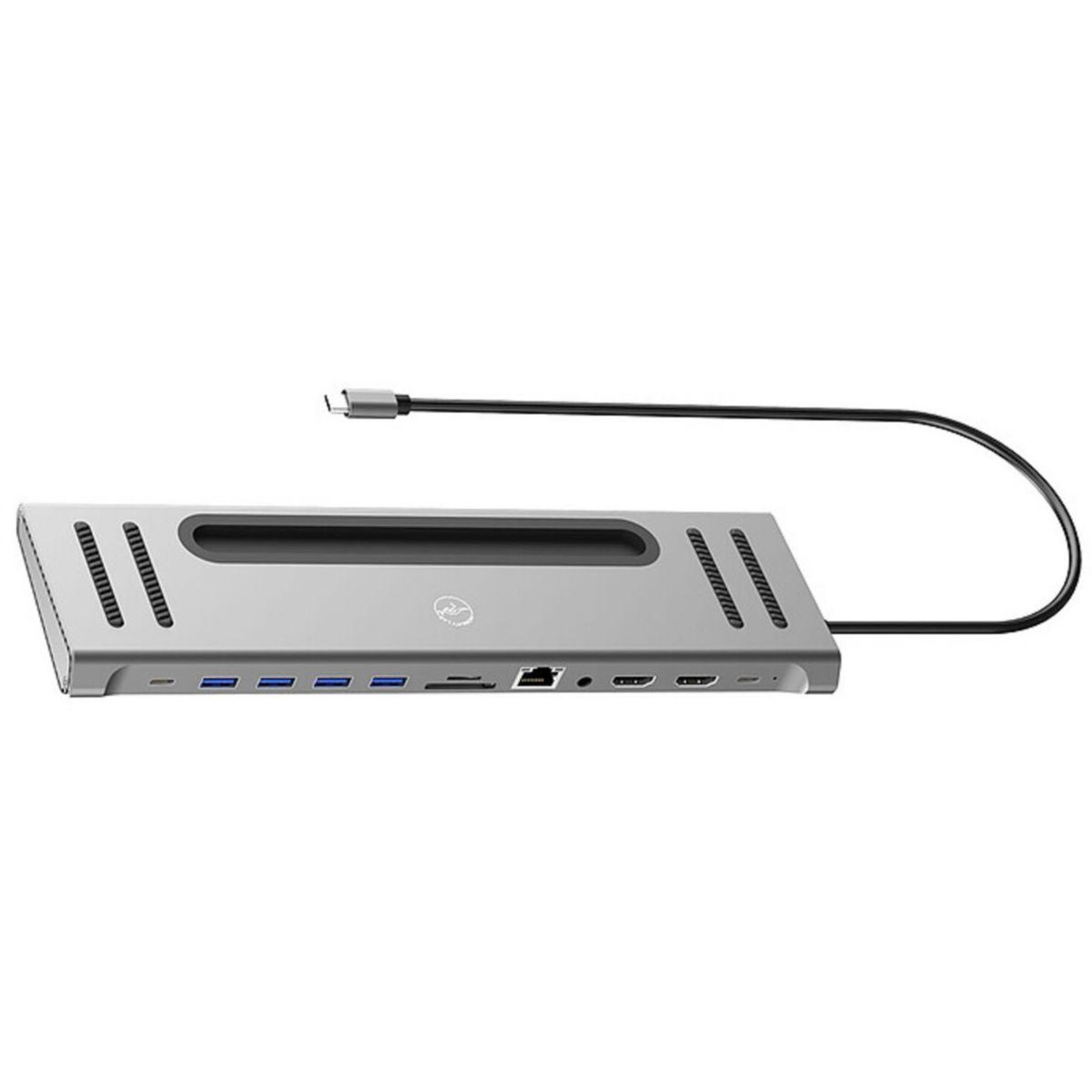 Voir la diapositive 2 : Mobility Lab Adaptateur usb-c/ethernet dock usb-c 12 en 1 100w + 2 hdmi